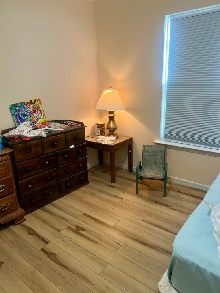 Floor refinished